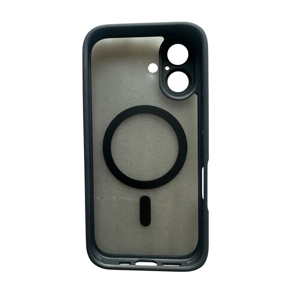 TOCOL Iphone 16 Black Magnetic Black Magsafe Compatible Case Matte Translucent - Picture 2 of 12